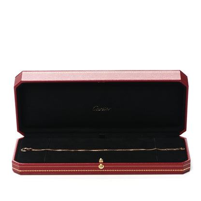 Cartier 18K Pink Yellow White Gold Pink Spinel Trinity Pendant Necklace 6 of 6