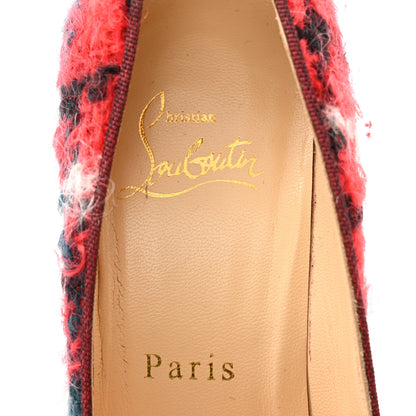 Christian Louboutin Pigalle Follies Tweed Bouclette 100 Pumps 36 Multicolor 6 of 9