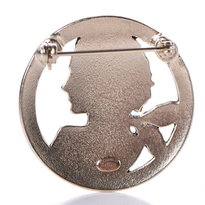 Chanel Coco Profile Brooch Gold 3 of 5
