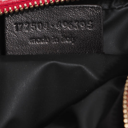 Saint Laurent Textured Patent Mini Wristlet Fuchsia 7 of 8