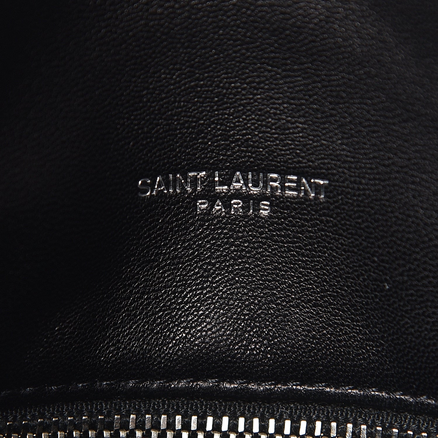 Saint Laurent Lambskin Quilted Small Loulou Puffer Monogram Chain Satchel Black 7 of 11