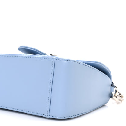 Gucci Calfskin Matelasse Mini GG Marmont Top Handle Shoulder Bag Porcelain Light Blue 10 of 10