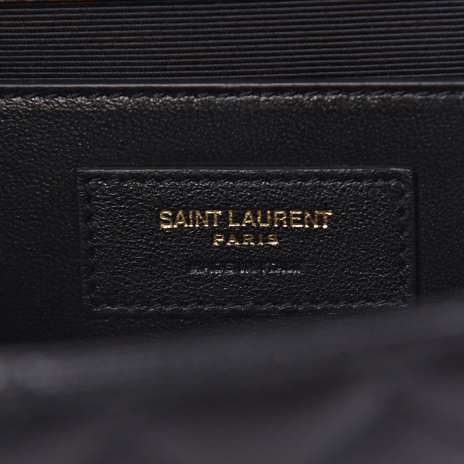 Saint Laurent Grain De Poudre Textured Mixed Matelasse Triquilt Medium Monogram Satchel Black 7 of 10