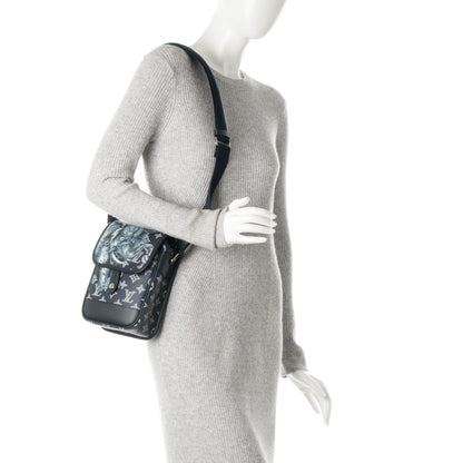 Louis Vuitton Savane Monogram Elephant Chapman Messenger BB Encre 2 of 6