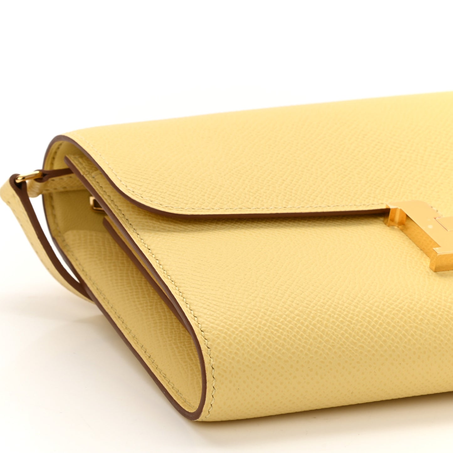 Epsom Constance Long Wallet To Go Wallet Jaune Poussin