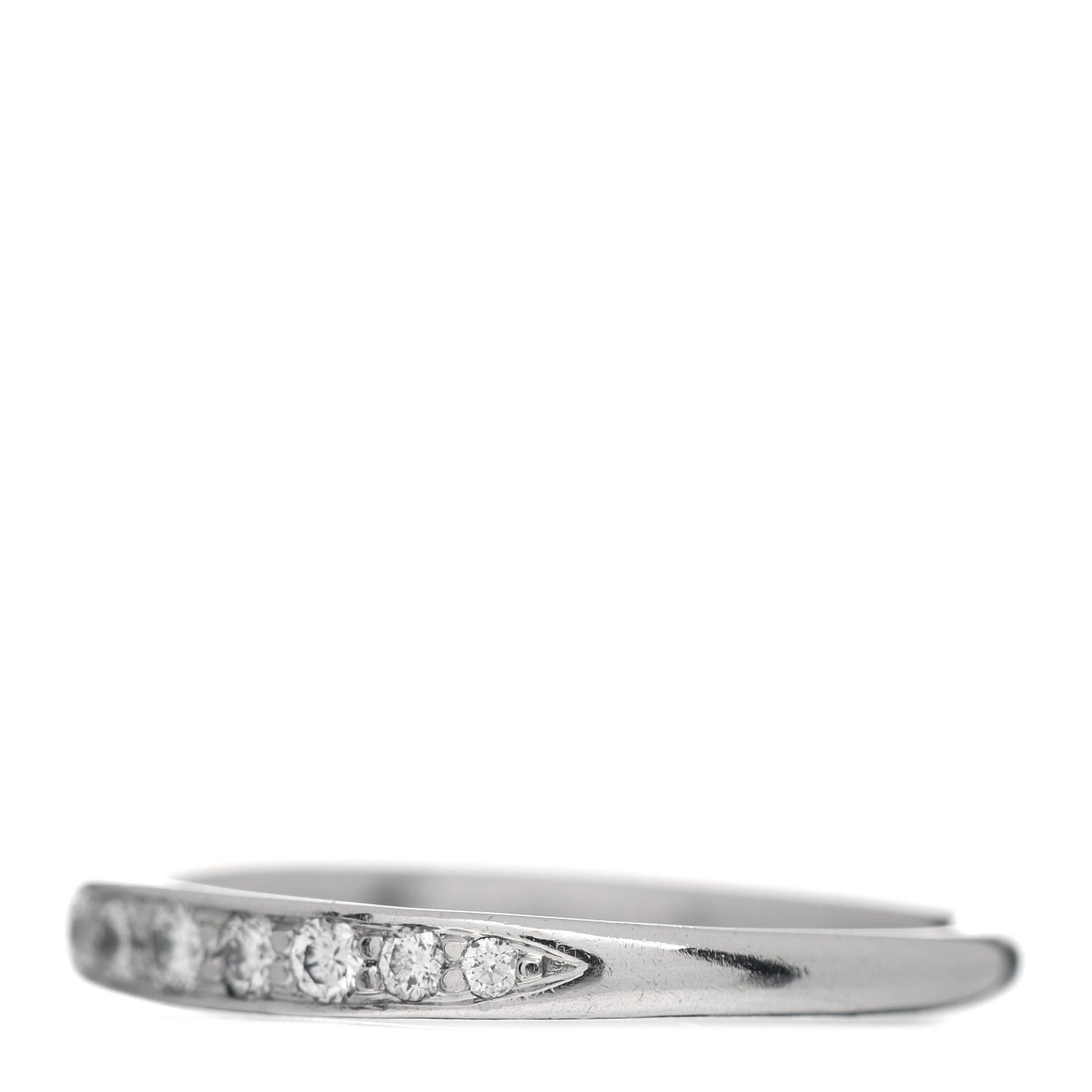 Platinum Diamond Harmony Bead-set Band Ring 50 5.5
