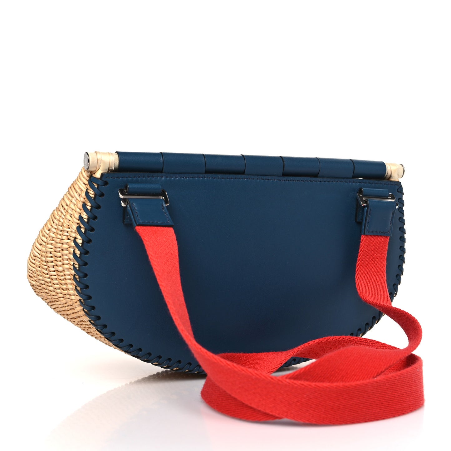 Swift Wicker Picnic Fishing Bag Bleu de Prusse