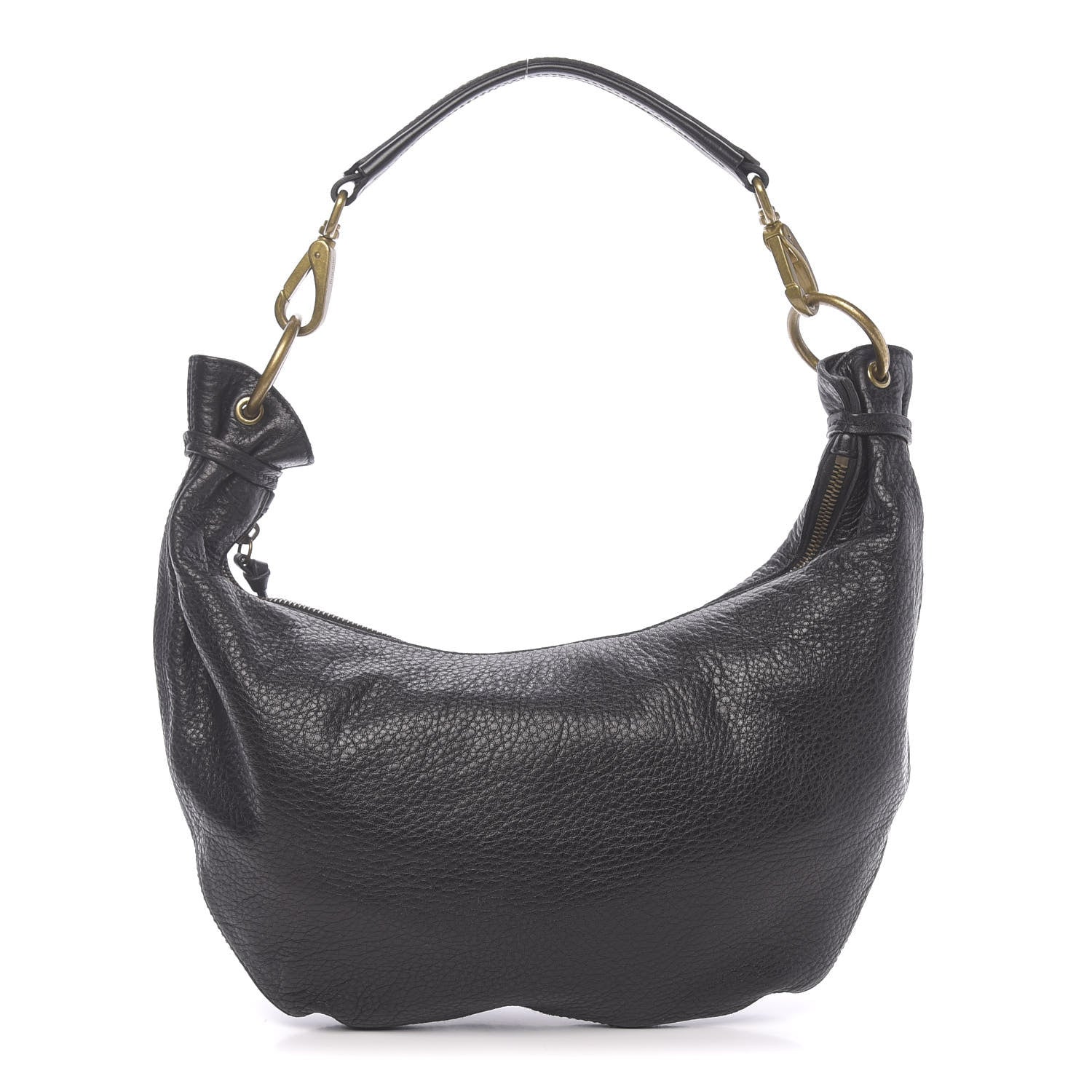 Miu Miu Vitello Daino Hobo Black 1 of 9