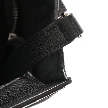 Celine Drummed Calfskin Nano Luggage Black 9 of 18