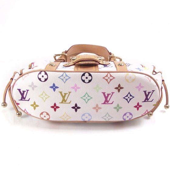 Monogram Multicolor Theda GM White