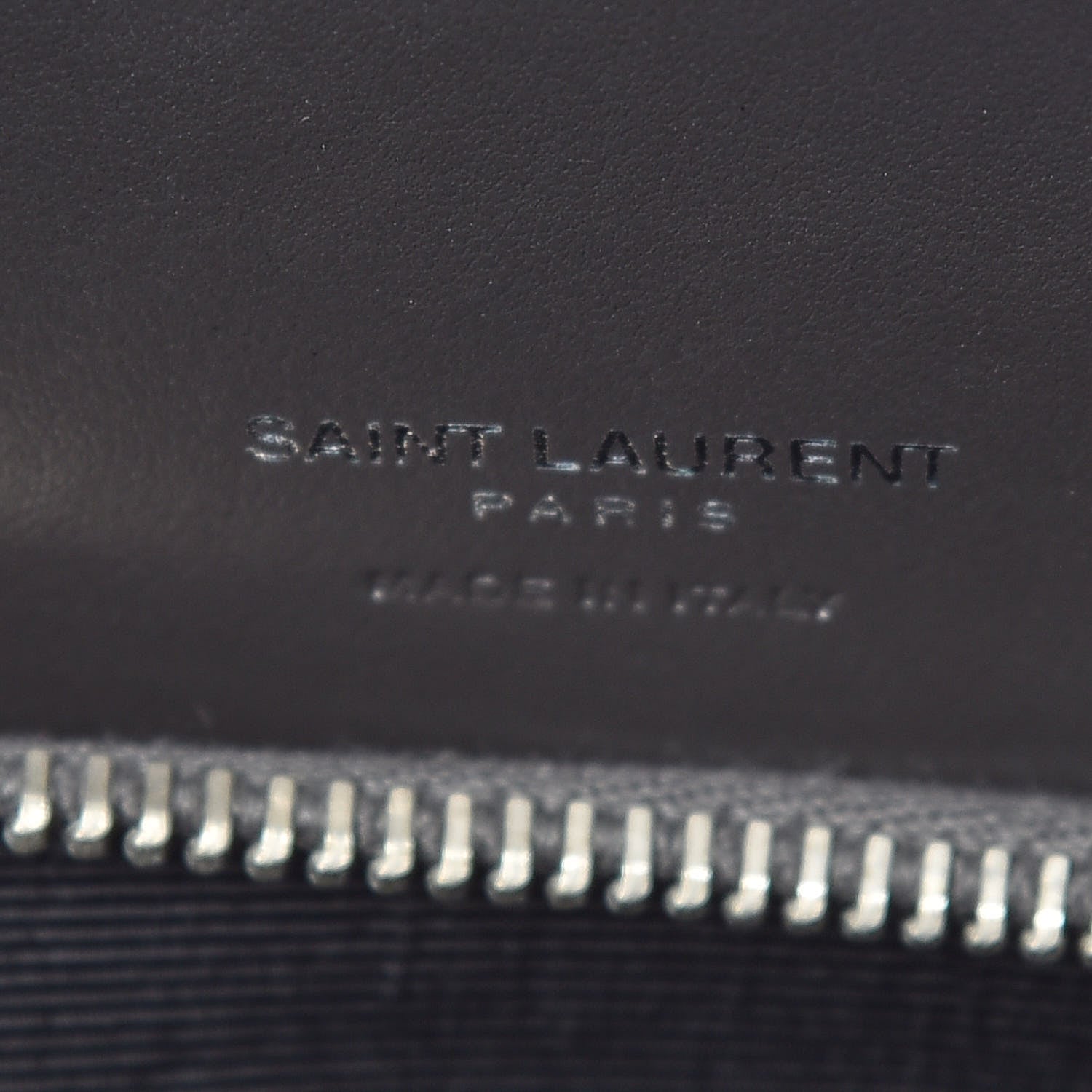Saint Laurent Calfskin Crocodile Embossed Small Sac De Jour Graphite 8 of 10