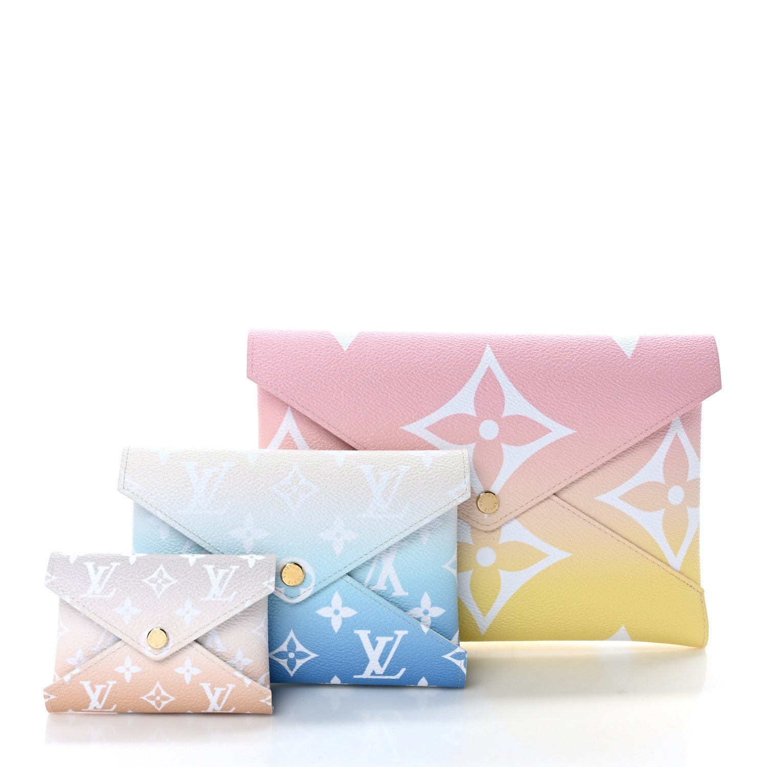 Louis Vuitton Monogram Giant By The Pool Kirigami Pochette Set 3 of 9