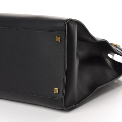 Saint Laurent Calfskin Large Manhattan Shopper Tote Black 6 of 9