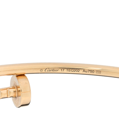 Cartier 18K Yellow Gold Small Juste Un Clou Bracelet 17 3 of 4