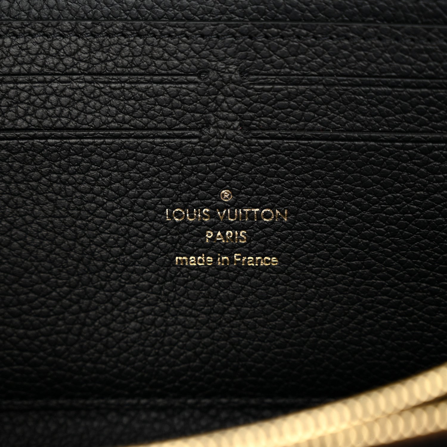 Louis Vuitton Empreinte Clemence Wallet Black 6 of 8