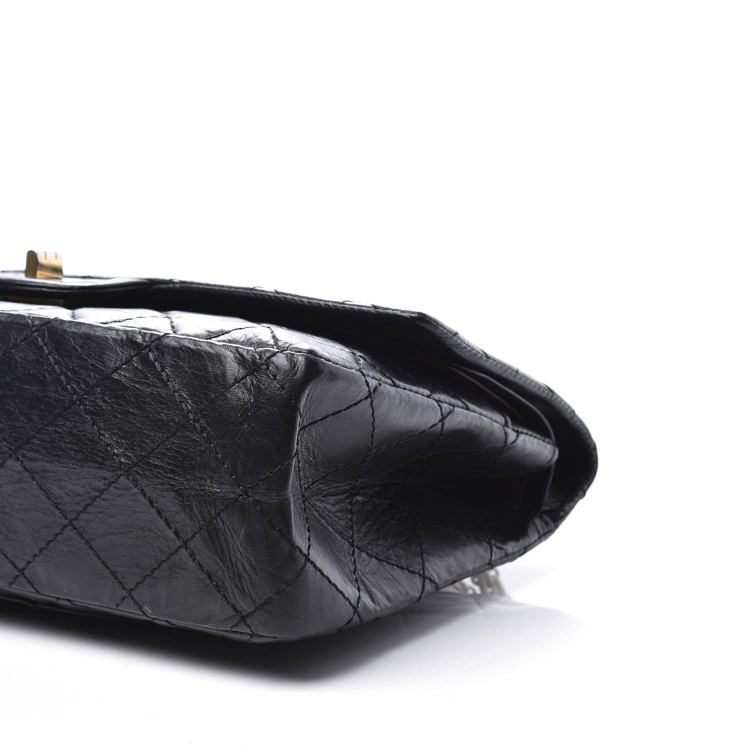 Chanel Aged Calfskin Quilted 2.55 Reissue 226 Flap Black 9 of 11