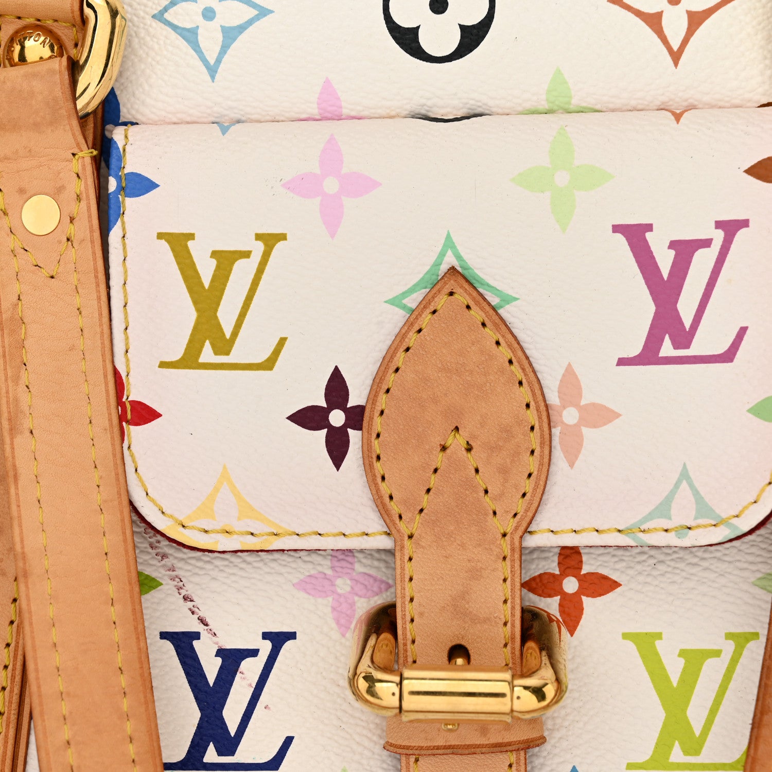 Louis Vuitton Monogram Multicolor Aurelia MM White 10 of 14