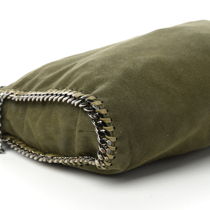 Stella McCartney Shaggy Deer Small Falabella Fold Over Tote Olive 7 of 10