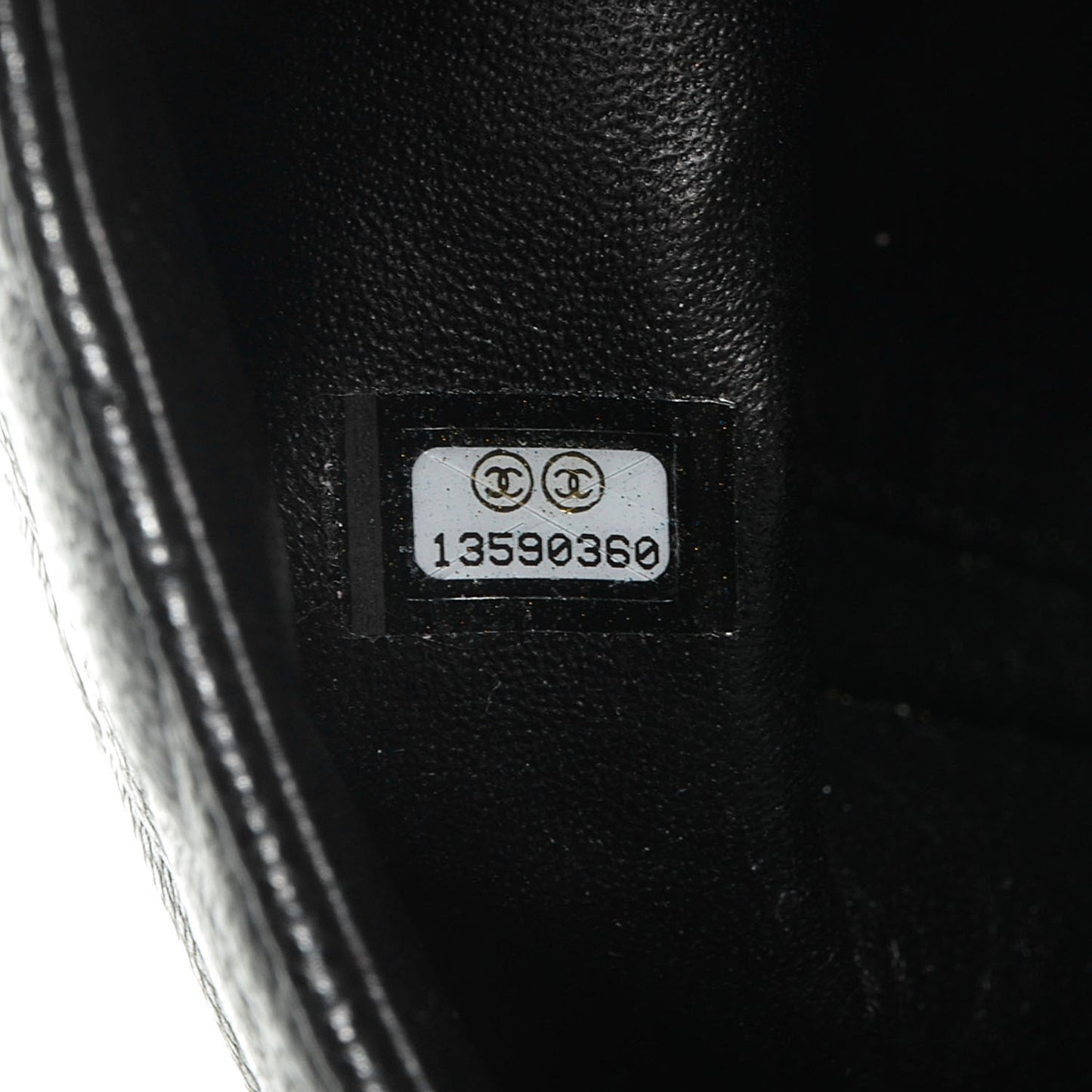 Caviar Jumbo Single Flap Black