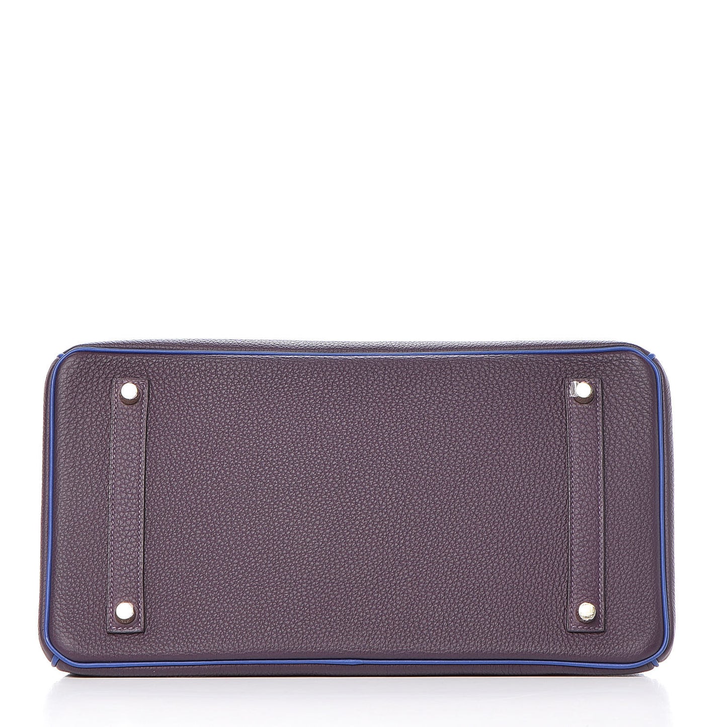 Togo Horseshoe Birkin 35 Raisin Bleu Electrique