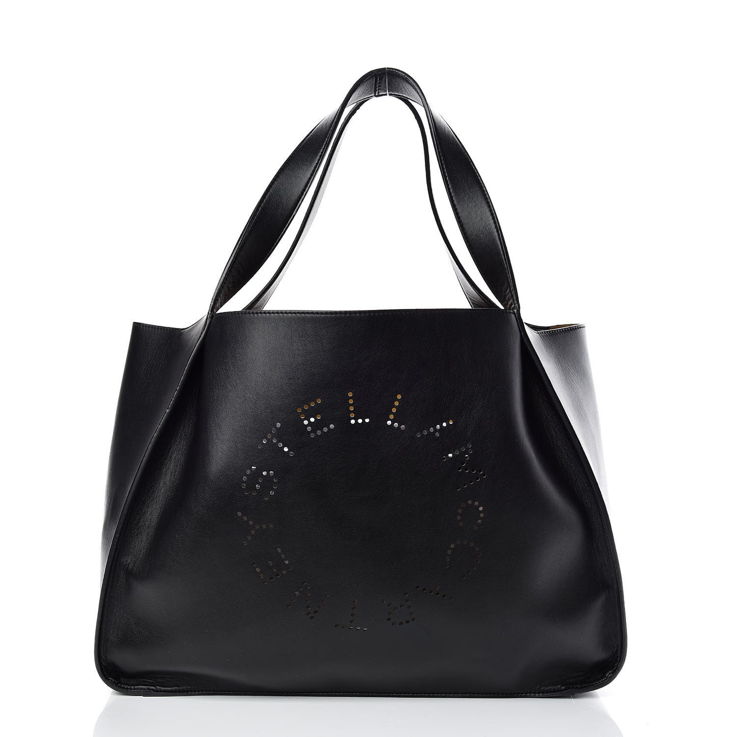 Eco Alter Nappa East West Perforated Tote Black