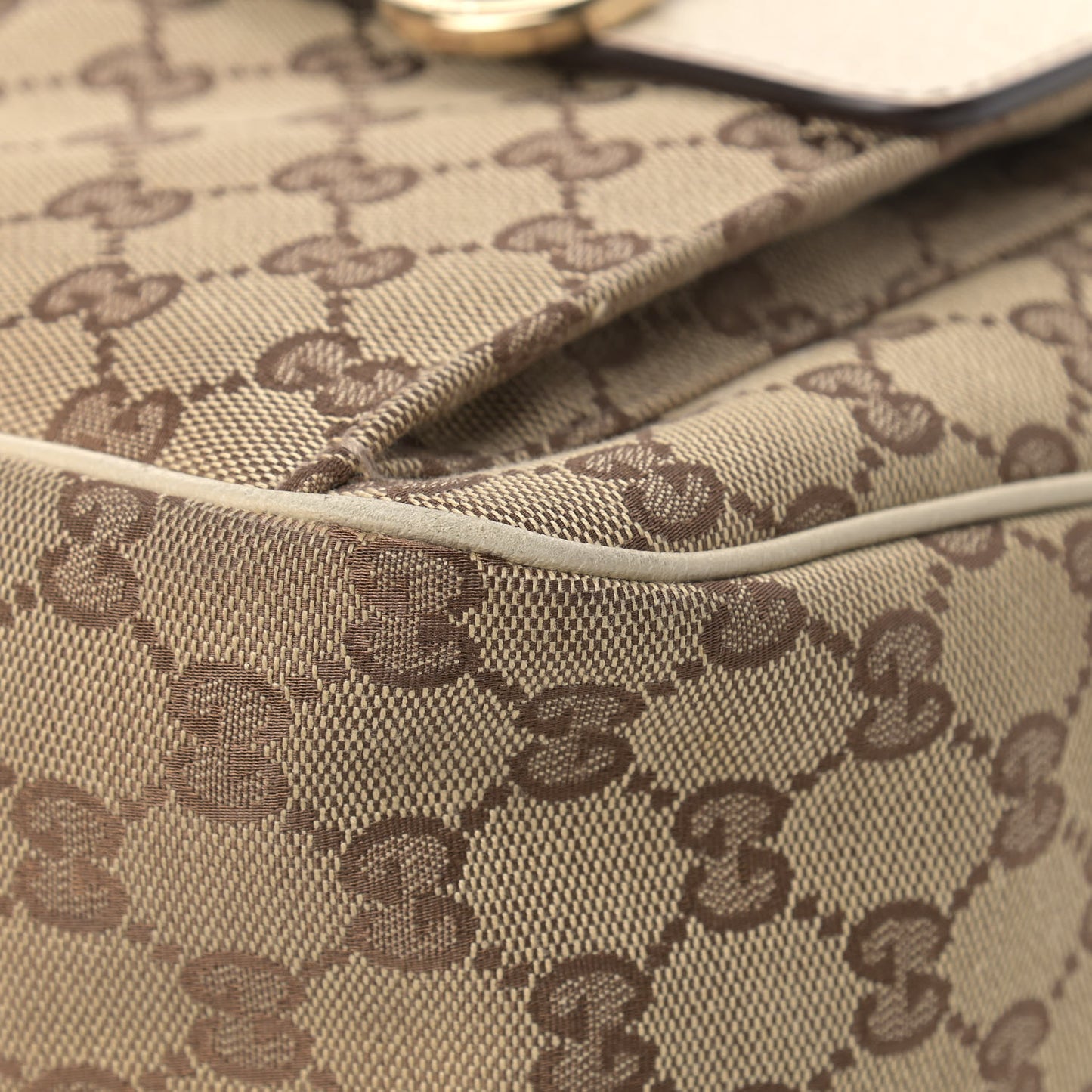 Monogram Pocket Hobo Off White