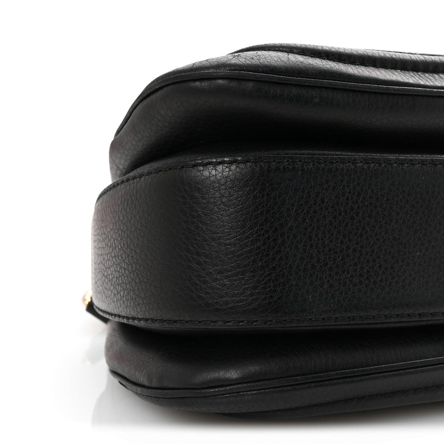 Cellarius Calfskin Medium New Bamboo Top Handle Bag Black