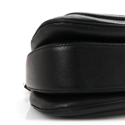 Gucci Cellarius Calfskin Medium New Bamboo Top Handle Bag Black 9 of 10
