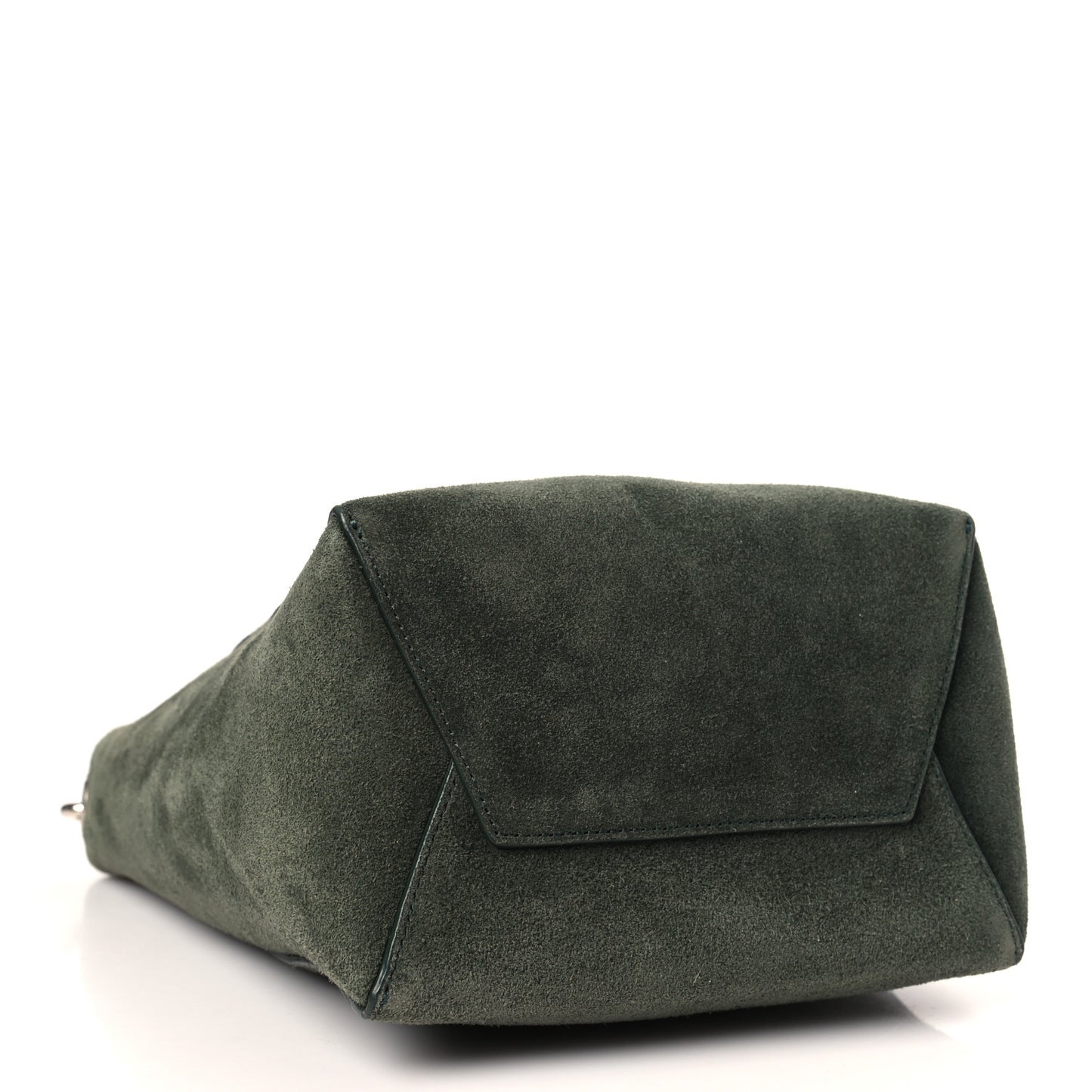 Suede Calfskin Sangle Bucket Bag Amazone