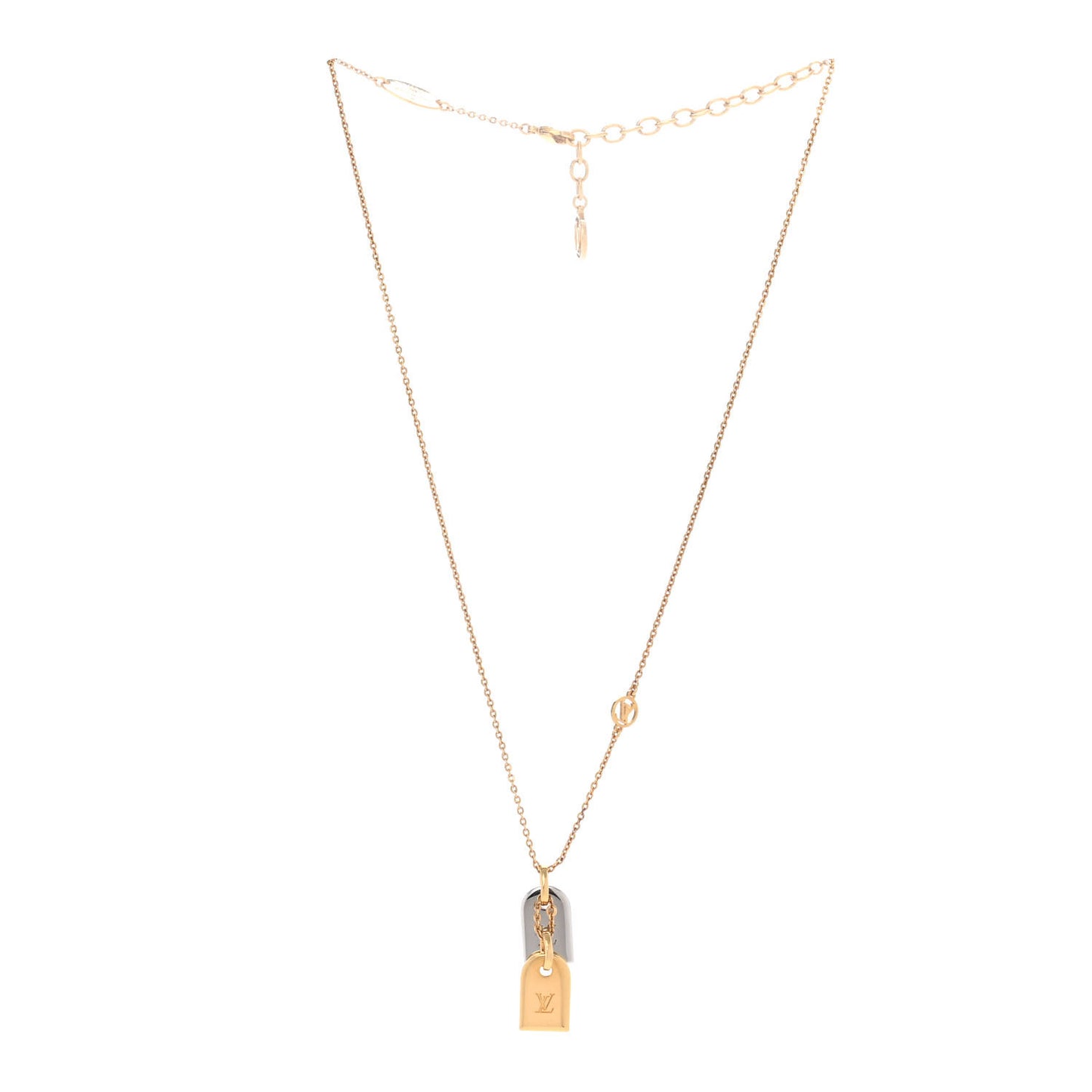 Nanogram Name Tag Necklace Gold