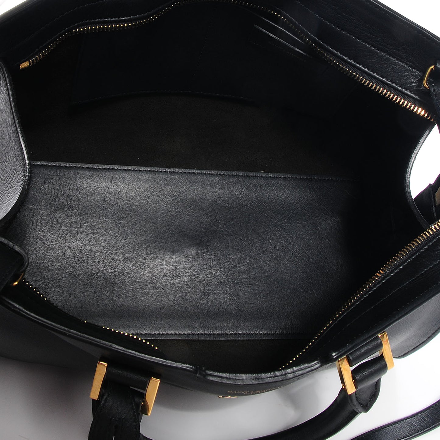 Calfskin Small Classic Y Cabas Black
