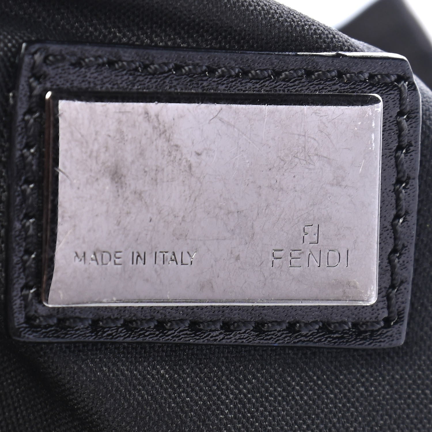 Fendi Zucchino Baguette Black 6 of 11