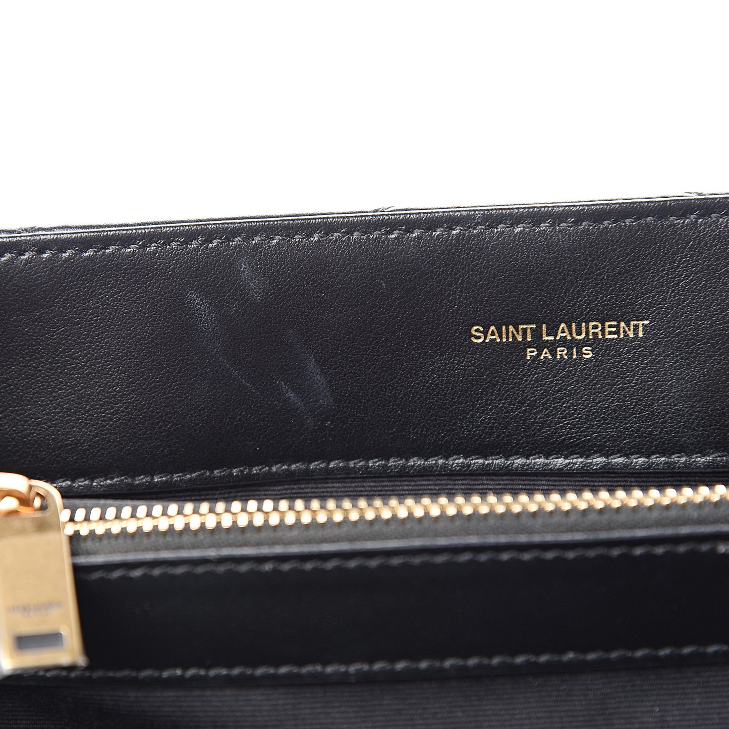 Calfskin Y Quilted Monogram Medium Loulou Chain Satchel Black