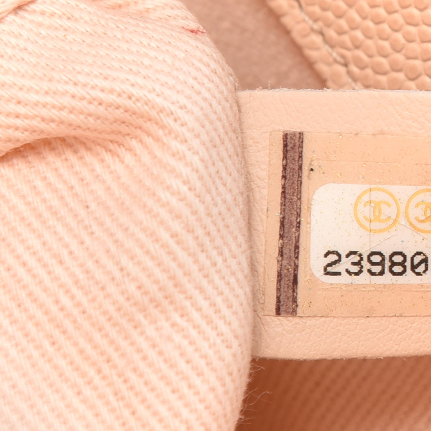 Chanel Caviar Quilted Medium Coco Handle Flap Light Beige 10 of 11