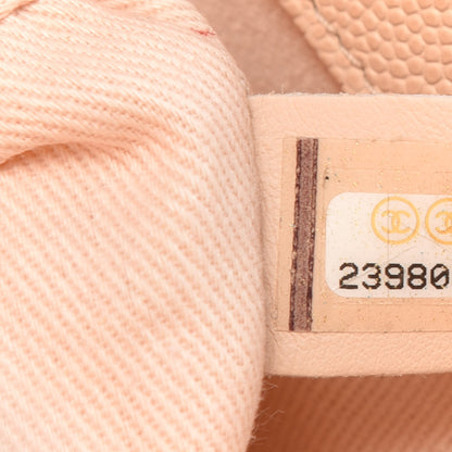 Chanel Caviar Quilted Medium Coco Handle Flap Light Beige 10 of 11
