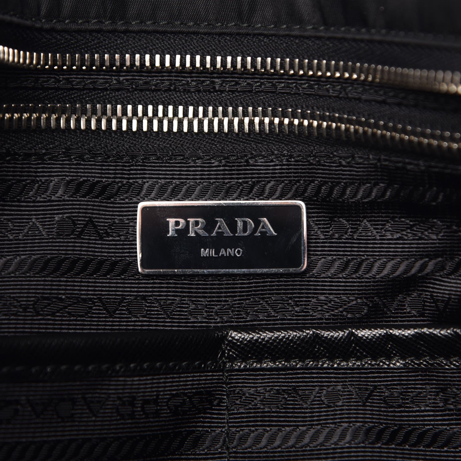 Prada Tessuto Nylon Vela Diaper Bag Black 6 of 7