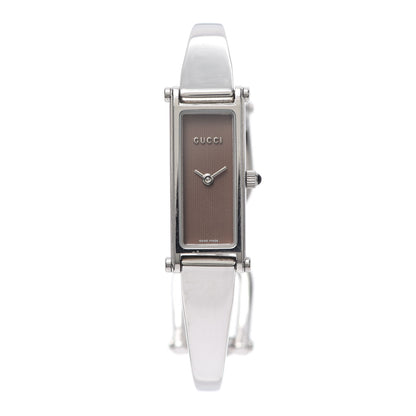 Gucci Stainless Steel 12mm 1500L Horsebit Quartz Watch Brown 1 of 5