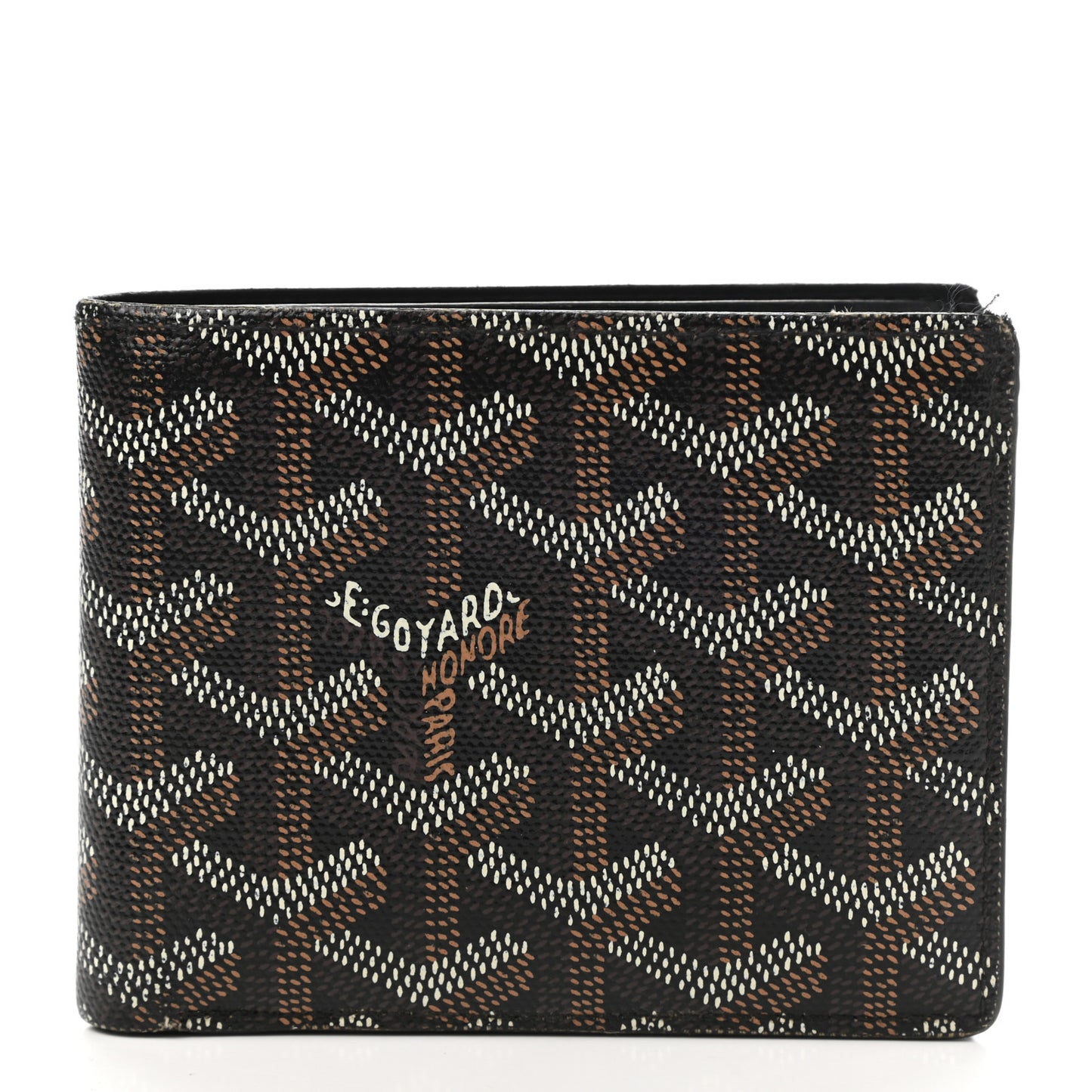 Goyardine Bi-Fold Victoire PM Wallet Black