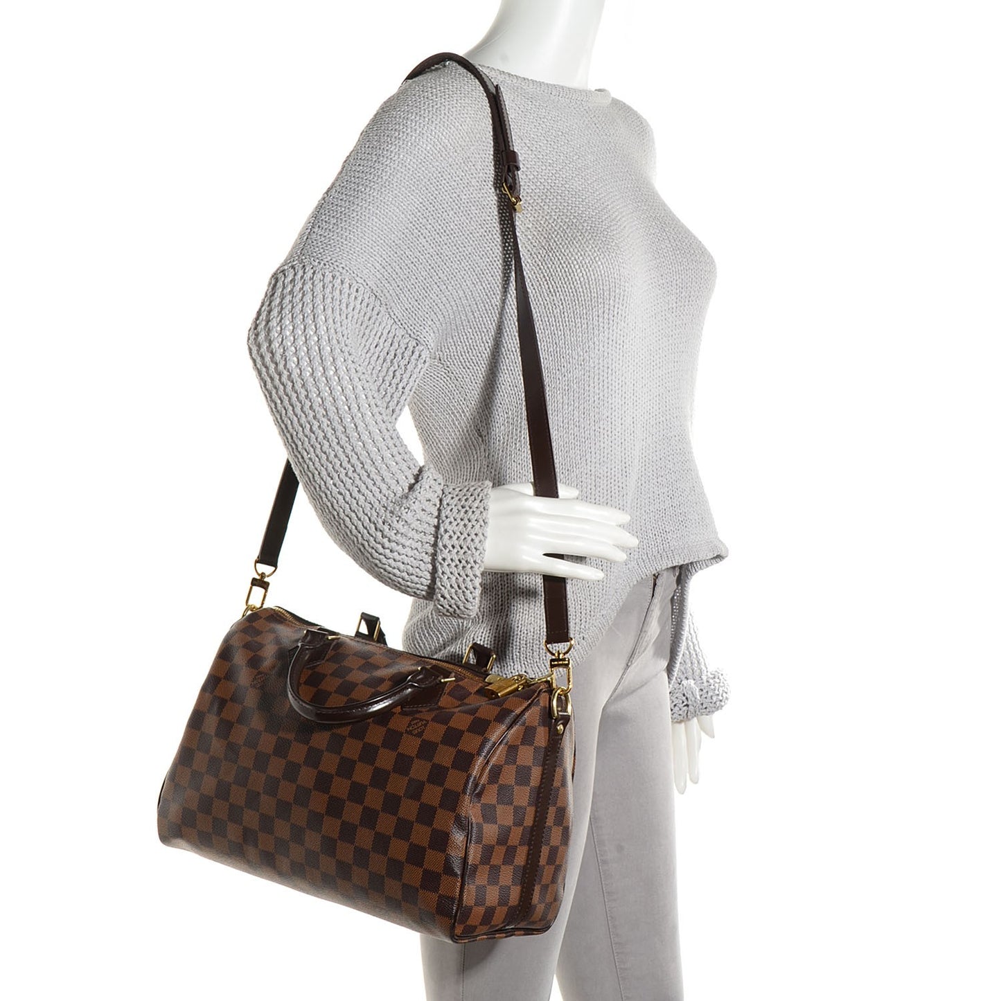 Damier Ebene Speedy Bandouliere 30