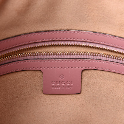 Gucci Guccissima Signature Linea A Foldover Tote Rose Baby Candy 16 of 18