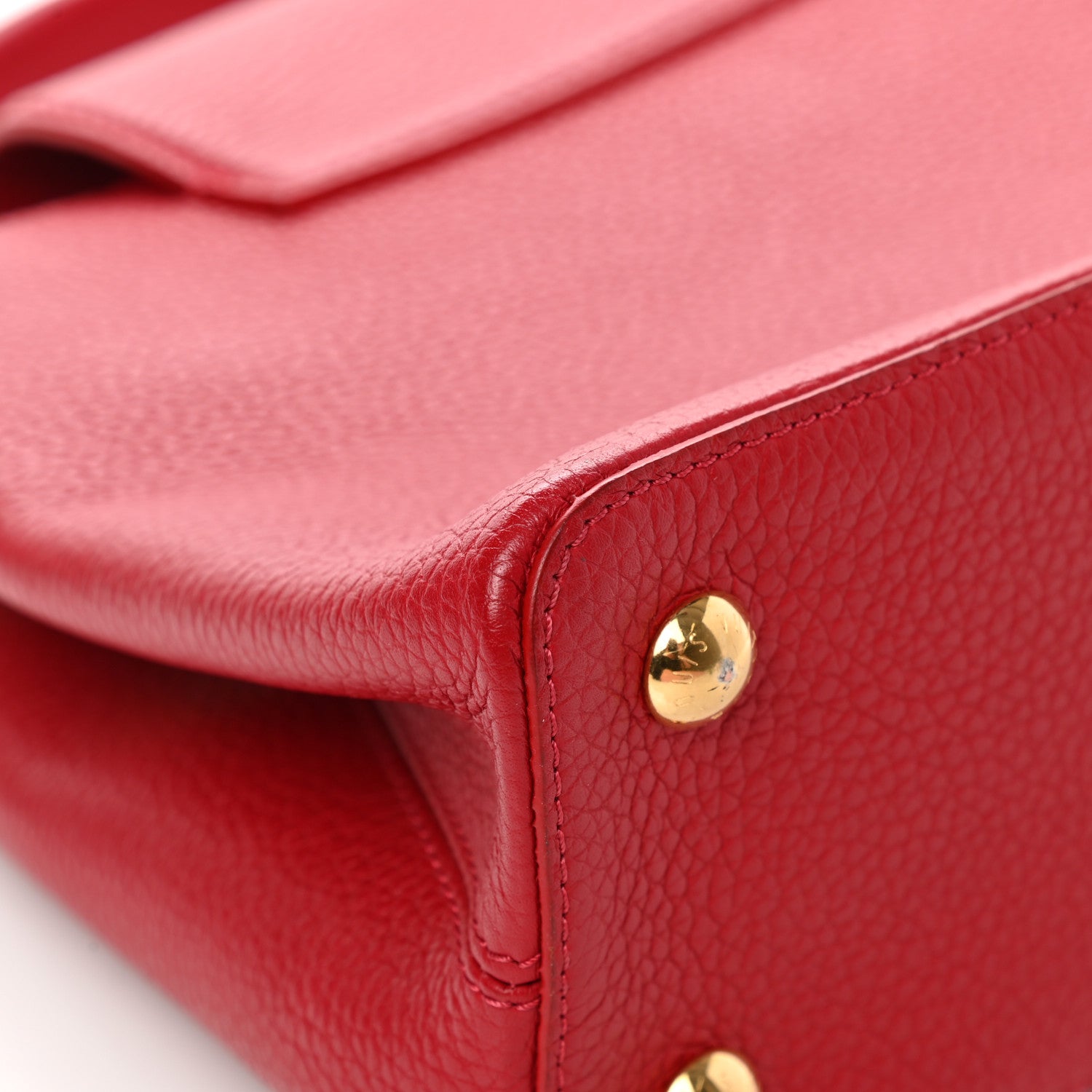 Louis Vuitton Taurillon Capucines PM Rubis 12 of 13