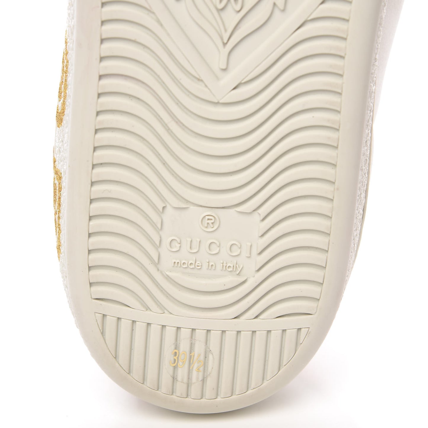 X SEGA Calfskin Ayers Web Guccy Womens Ace Sneakers 39.5 White