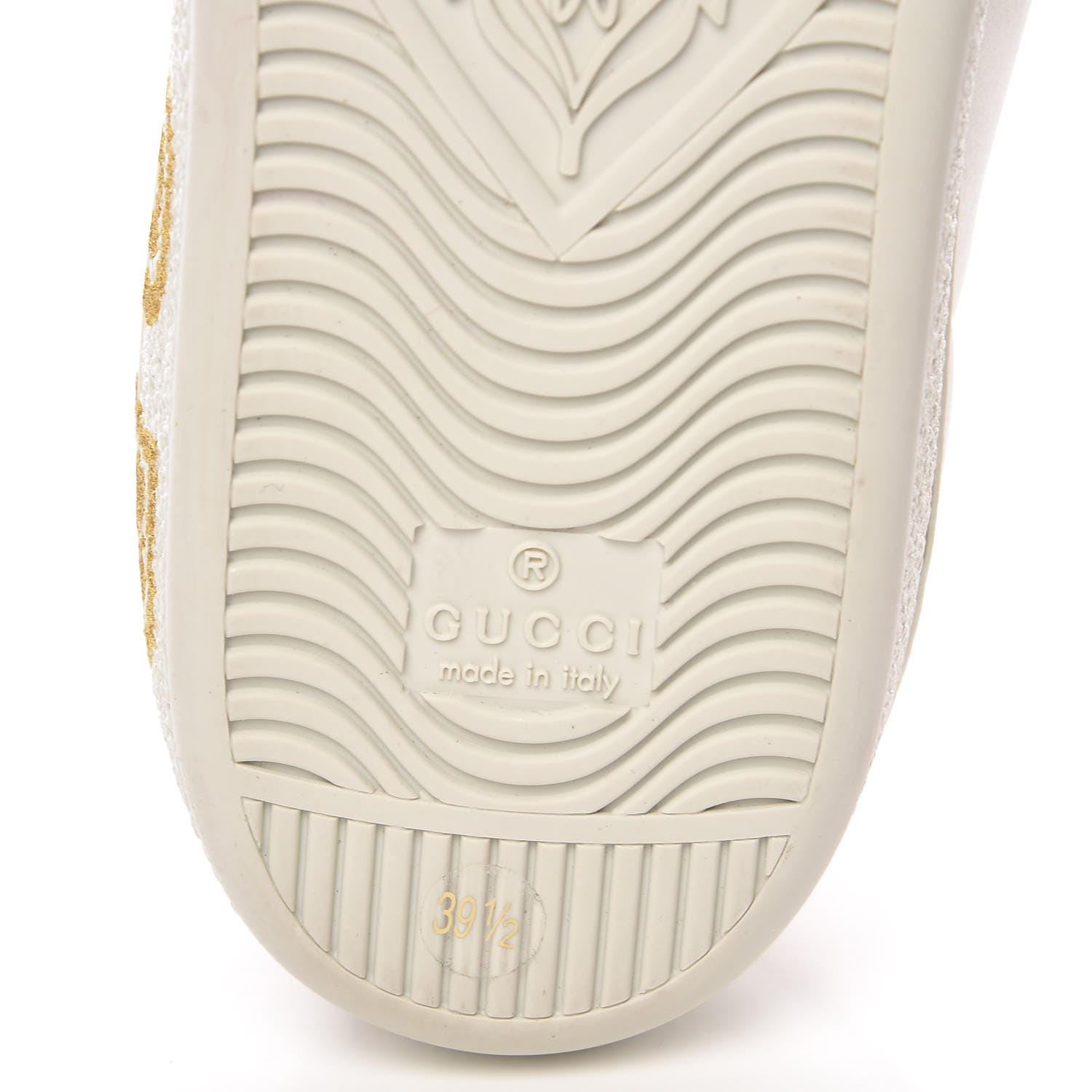 Gucci X SEGA Calfskin Ayers Web Guccy Womens Ace Sneakers 39.5 White 7 of 11