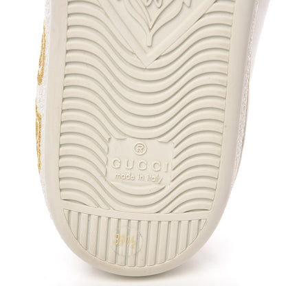 Gucci X SEGA Calfskin Ayers Web Guccy Womens Ace Sneakers 39.5 White 7 of 11
