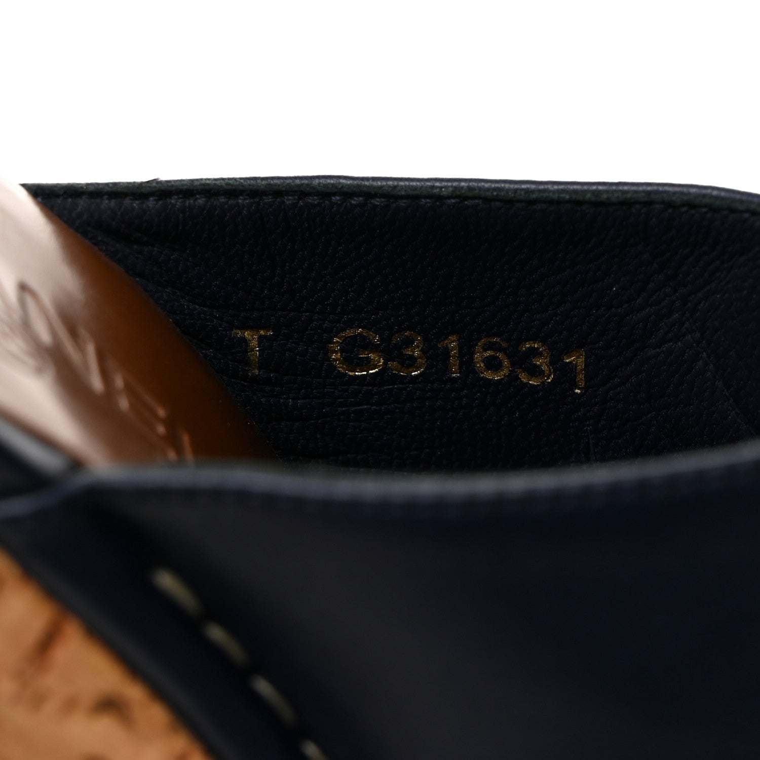 Chanel Calfskin Cork Cap Toe Clogs 36.5 Navy Blue Black 7 of 8