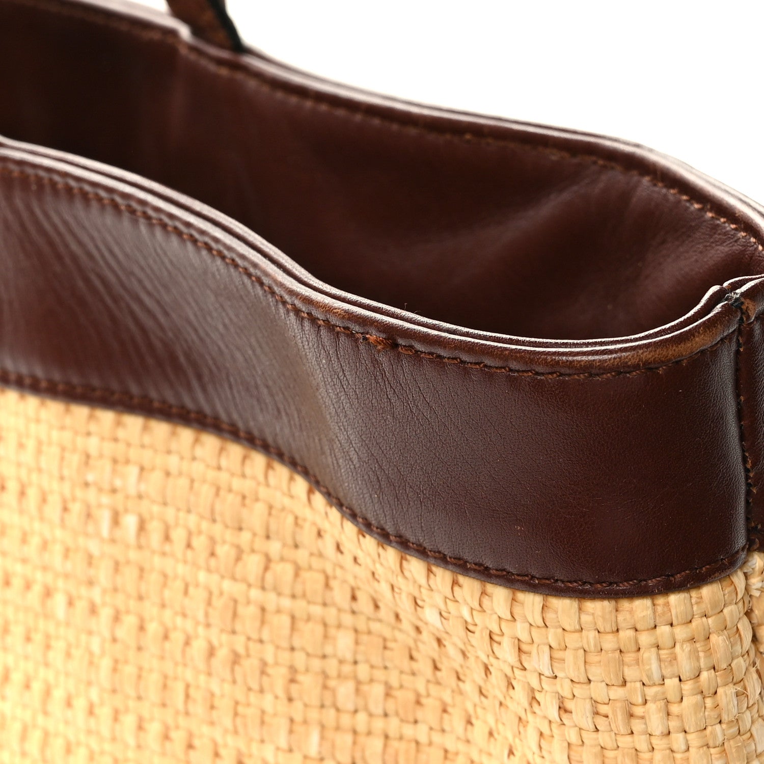 Chanel Straw Raffia Summer Tote Beige Brown 10 of 12