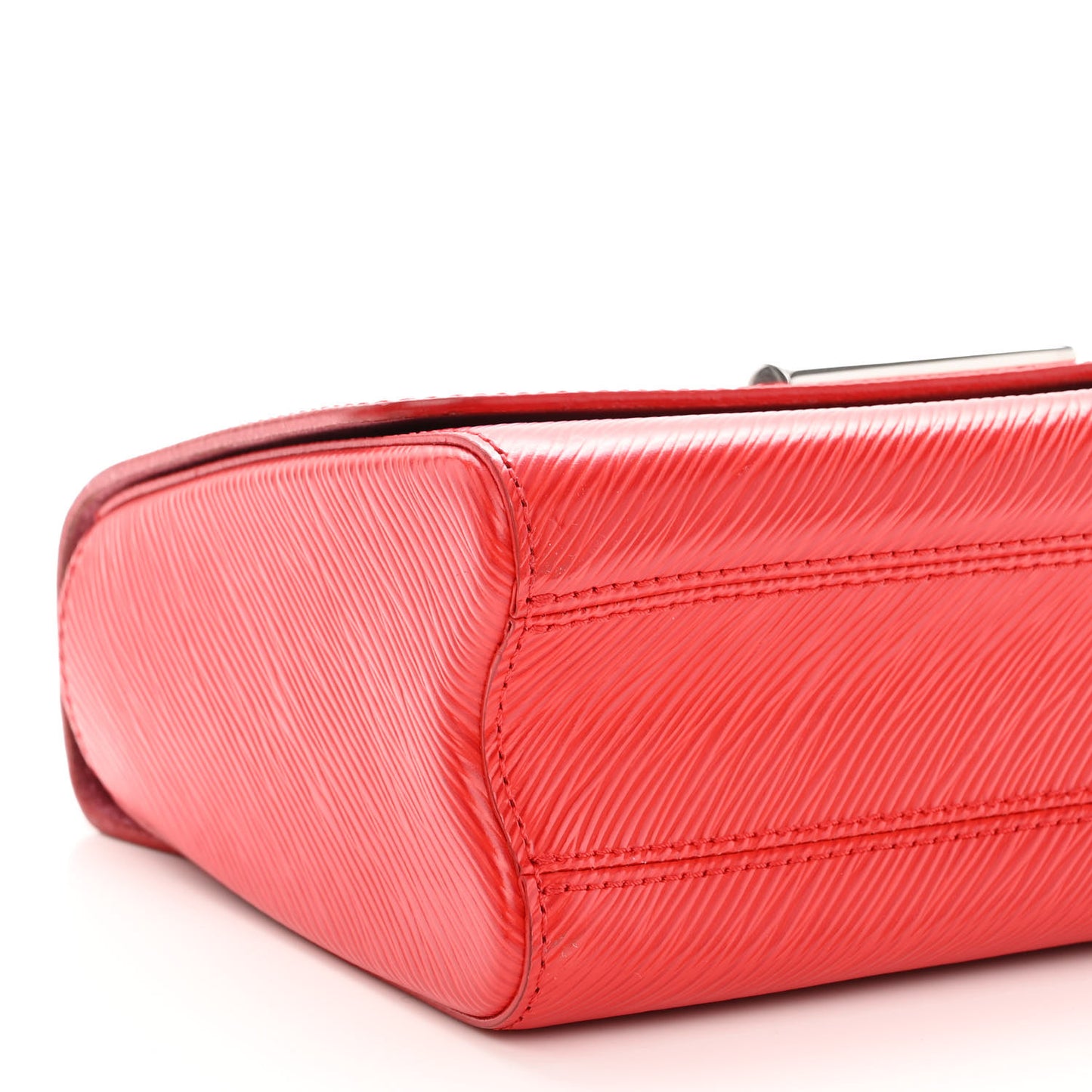 Epi Twist Shoulder Bag MM Coquelicot