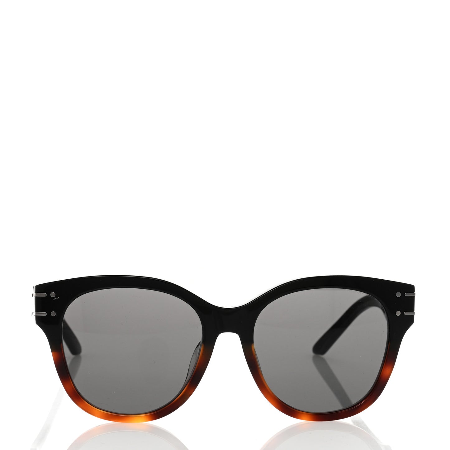 Diorsignature B6F Square Sunglasses Black Tortoiseshell