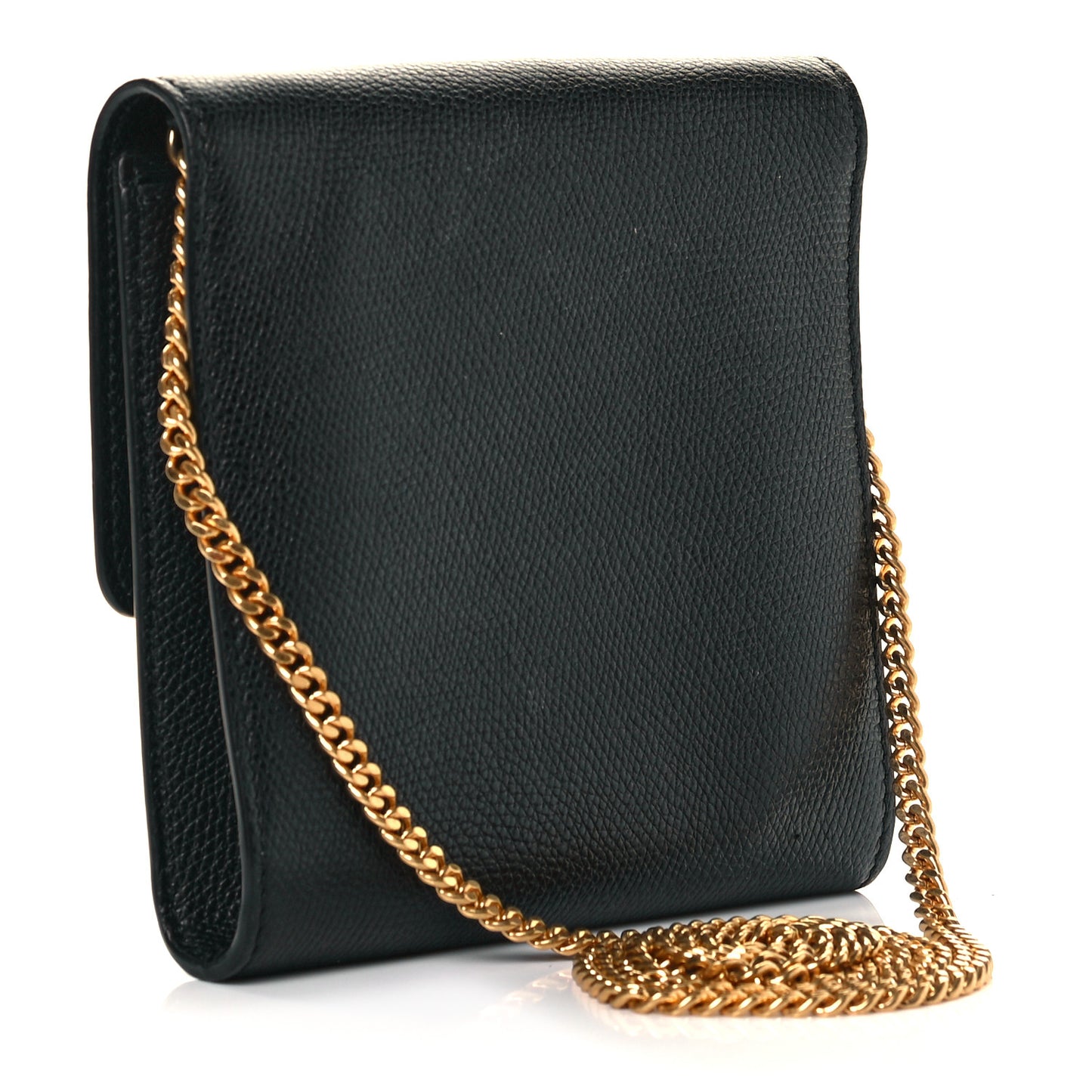 Calfskin VLogo Crossbody Bag Black