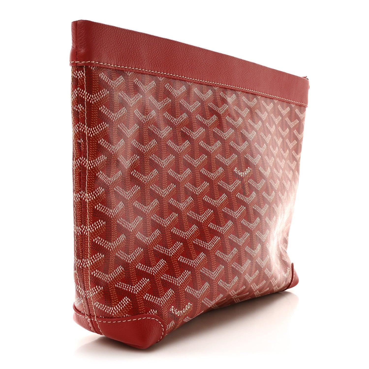 Goyard Goyardine Conti Pouch Red 3 of 10